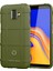Samsung Galaxy J6 Plus-Yeşil Için Anti-Şok Kare Izgara Dokulu Yumuşak Tpu Telefon Kabuğu (Yurt Dışından) 1
