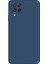 Samsung Galaxy A22 4g (Ab Sürümü) Için Cep Telefonu Arka Kapağı, Mikrofiber Astarlı Düz ​​kenarlı Ka Esnek Tpu Telefon Kılıfı-Koyu Mavi (Yurt Dışından) 1