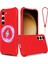 Samsung Galaxy S23+MANYETIK Telefon Kılıfı Dalgalı Doku Sıvı Silikon Darbeye Dayanıklı Kapak-Kırmızı (Yurt Dışından) 1