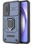 Samsung Galaxy A54 5g Pc+Tpu Telefon Kılıfı Için Arka Kabuk Kayar Lens Koruma Kılıfı Kickstand Ile-Mavi (Yurt Dışından) 2