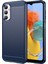 Samsung Galaxy M14 5g Için Karbon Fiber Dokulu Telefon Kılıfı,düşmeye Karşı Fırçalanmış Tpu Kapak-Mavi (Yurt Dışından) 1
