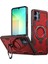 Samsung Galaxy A06 4g Kılıfı Magsafe Askeri Koruma Pc+Tpu Kickstand Telefon Kılıfı-Kırmızı ile Uyumlu (Yurt Dışından) 1