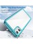 Samsung Galaxy A05 4g Kılıf Çizilmez Tpu+Akrilik Telefon Kılıfı-Şeffaf Mavi (Yurt Dışından) 2