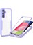 Samsung Galaxy A54 5g Şeffaf Akrilik+Tpu Telefon Kılıfı Kamera Lens Koruma Telefon Kılıfı Pet Ekran Filmi-Mor (Yurt Dışından) 1