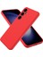 Samsung Galaxy S24 Kılıf Slim-Fit Yumuşak Astar Sıvı Silikon Telefon Kabuğu-Kırmızı (Yurt Dışından) 2