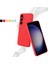 Samsung Galaxy S24 Kılıf Slim-Fit Yumuşak Astar Sıvı Silikon Telefon Kabuğu-Kırmızı (Yurt Dışından) 4