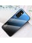 Samsung Galaxy A55 5g Kılıf Degrade Temperli Cam + Pc + Tpu Telefon Kılıfı - Degrade Mavi Siyah (Yurt Dışından) 5