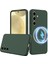 Samsung Galaxy S24 Fe Kılıfı Magsafe Anti-Düşme Sıvı Silikon Telefon Kılıfı ile Uyumlu-Koyu Yeşil (Yurt Dışından) 1