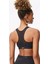 Swoosh Medium Support Padded Zip-Front Bra Kadın Fermuarlı Pedli Spor Sütyeni Siyah 2