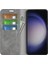Samsung Galaxy S24 Ultra Kılıf Anti-Düşme Telefon Kılıfı Cilt Dokunuşlu Pu Deri Kapaklı Kılıf-Gri (Yurt Dışından) 2