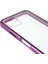 Metal Çerçeve + Çift Taraflı Hd Temperli Cam Düşmeye Karşı Koruyucu Manyetik Emici Telefon Kılıfı Samsung Galaxy A22 5g (Ab Sürümü) - Mor (Yurt Dışından) 5