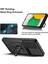 Samsung Galaxy A03 Core Pc+Tpu Çizilmez Zırh Telefon Kılıfı Halka Tutucu Kickstand Koruyucu Kılıf Kamera Sürgülü Kapak-Kırmızı (Yurt Dışından) 5