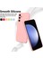 Samsung Galaxy A15 4g/5g Kılıf Için Çizilmez Telefon Kılıfı Yumuşak Astarlı Sıvı Silikon Kabuk Kayışlı-Pembe (Yurt Dışından) 4