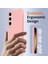 Samsung Galaxy S23+MANYETIK Telefon Kılıfı Dalgalı Doku Sıvı Silikon Darbeye Dayanıklı Kapak-Pembe (Yurt Dışından) 3
