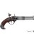 France 18.yüzyıl 3 Barrel Pistol 30CM Koleksiyon Obje 1