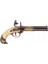 France 18.yüzyıl 3 Barrel Pistol 30CM Koleksiyon Obje 4