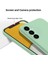 Samsung Galaxy S23 Fe Için Darbeye Dayanıklı Kılıf, Yumuşak Astarlı Telefon Kılıfı Askılı Sıvı Silikon Kabuk-Yeşil (Yurt Dışından) 3
