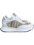Beyaz Hakiki Deri Hasır Desenli Comfort Taban Bağcıklı Sneaker 1