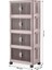Çok Amaçlı Kapaklı Istiflenebilir Organizer Dolap – 4'lü Set (Toprak) 1