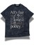 Unisex All Is Fair In Love And Poetry Yazılı Yıkamalı T-Shirt, Oversize Taylor Swift Temalı Tişört 1