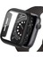 Apple Watch Akıllı Saat Uyumlu 360 Derece Koruyucu Siyah 4