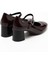 Kadın Oxford ( Klasik) 235743DS Donna Serena 5743DS Slıde Naplack Bordeaux 4