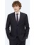 Erkek Modern Fit Yün Karışımlı Takım Elbise TKM-2068 Lacivert 1