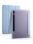 Galaxy Tab S7 T870 Kılıf Uyumlu Ecrz Tri Folding Kalem Bölmeli Standlı Kılıf-Mavi 1