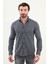 Çizgili Slim Fit Yün Erkek Gömlek 1