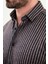 Çizgili Slim Fit Yün Erkek Gömlek 2
