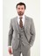 Düz Slim Fit Mono Yaka Klasik Yün Erkek Takım Elbise 1