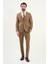 Düz Slim Fit Mono Yaka Klasik Yün Erkek Takım Elbise 3