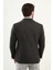 Düz Slim Fit Torba Cep Mono Yaka Yün Erkek Ceket 5