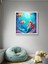 Deniz Kızı Çocuk Odası LED Tablo – 60X60 cm | Sıva Üstü Montajlı, Tak-Çalıştır Sistem, Arapuarlı 1