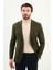 Düz Slim Fit Mono Yaka Klasik Erkek Ceket 1