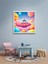 Uzay Gemisi Çocuk Odası LED Tablo – 60X60 cm | Sıva Üstü Montajlı, Tak-Çalıştır Sistem, Arapuarlı 2