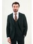 Düz Slim Fit Mono Yaka Klasik Yün Erkek Takım Elbise 1