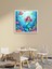 Deniz Kızı ve Balıklar Çocuk Odası LED Tablo – 60X60 cm | Sıva Üstü Montajlı, Tak-Çalıştır Sistem, 1