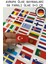 Avrupa Ülkeleri Bayrak Sticker Seti 50 Adet 5x3 cm Araç Laptop Valiz Kask Defter Kaliteli Etiket 1