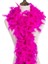 Fuşya Renk Kabarık Tüylü Otriş Boa Gerçek Tüy Dekorasyon 180 cm 3