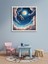 Astronot Ay ve Uzay Çocuk Odası LED Tablo ,60X60 cm | Sıva Üstü Montajlı, Tak-Çalıştır Sistem, 4