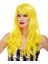 Sarı Renk Uzun Dalgalı Parti Peruğu 1