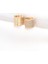 Pirinç Gold Renk Taşlı Minimal Küpe - TJ-BKP8890 1