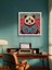 Türk Motifli Panda LED Tablo – 60X60 cm | Sıva Üstü Montajlı, Tak-Çalıştır Sistem, Arapuarlı 4