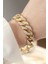 Vip Seri Pirinç Zirkon Taşlı Gold Renk Gurmet Bileklik - TJ-BB6049 1