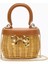 Self-Portraıt Bow Basket Çanta Naturel Rattan & Altın Detaylı Zarif Mini Tote 1