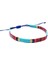 Turkuaz Rengi ve Çok Renkli Miyuki Tila Boncuklu Bileklik 2
