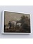 Çerçeveli Kanvas Tablo, George Stubbs'un Creswell Kayalıklarında Damat ve Tazı ile Gri Avcı -7002 4
