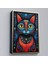 Çerçeveli Dekoratif Kanvas Tablo, Pablo Picasso Tarzı - Soyut Renkli Kedi TABLO-7512 2