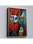 Çerçeveli Dekoratif Kanvas Tablo, Pablo Picasso Tarzı - Soyut Renkli Kedi TABLO-7370 3